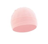 Sombreros de algodón agradable a la piel, transpirable, suave, para recién nacidos, guardería, hospital, para niños y niñas de 0 a 6 meses, algodón suave, champán, Talla única