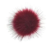 Sombreros de bricolaje Accesorios-Falla piel sintética Pom Pom Ball con botón de prensa Rentable y duraderoOperación fácil