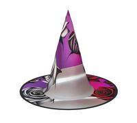 Sombreros de brujas de Halloween con rosas negras y rosas rojas, diademas de bruja, sombrero de mago, accesorios de disfraz para cosplay, fiesta de máscaras, plegables, 3 piezas