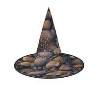 Sombreros de brujas de Halloween de la cueva de Hobbit, diademas de bruja, sombrero de mago, accesorios de disfraz para cosplay, fiesta, mascarada, plegable, 1