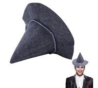 Sombreros De Brujas Para Halloween | Sombrero De Bruja Fieltro Oktoberfest Campesino,Cubrecabezas para Cosplay, Disfraz Bávaro, Mascarada, Halloween, Hombres, Mujeres Adultas, Fiestas y Eventos