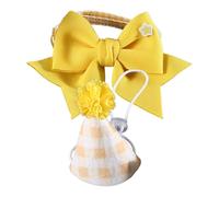 sombreros de cumpleaños para perros, sombrero de cumpleaños para gatos,Sombreros de vacaciones Sombreros lindos del gato de la venda | Pajarita ajustable para sombrero de perro pequeño, sombrero a cua