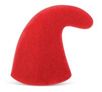 Sombreros de Enano, Gorro de Gnomo Adulto, Elfo Sombreros Puntiagudos, Accesorios de Disfraz de Enano para Carnaval Fiestas Juegos de Rol (Rojo-A)