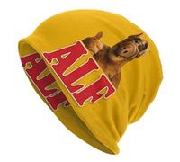 Sombreros de Hombre Hechos de algodón Puro, Alf Alien Life Form Skullies Gorros Gorros Hombres Mujeres Unisex Hip Hop Invierno Cálido Sombrero de Punto Adulto Ciencia ficción TV Show Gorro, Regalo