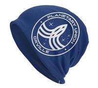 Sombreros de Hombre Hechos de algodón Puro, Starship of The Planetary Union Bonnet Hats Otoño Invierno Aire Libre Skullies Beanies Hat Stars Treks Hombres Mujeres Cálido Gorra de Doble Uso, Regalo