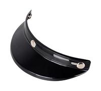 Sombreros de la motocicleta Visor Shield - Casco Visor con protección UV, Retro Vintage motocicleta casco escudo para media cara cascos motocross scooter Riding Clear Sun Visos reemplazo