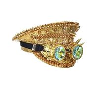 Sombreros de lentejuelas para hombres y mujeres, sombreros de jazz, para baile de escenario, actuaciones, canción, dorado, Talla única