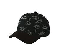 Sombreros de niño Sombrero de sol para bebé, Gorra de béisbol con estampado de dinosaurio, Ajustable, para exteriores, Traje casual Diario Sombrilla, Le Noir, 6-12 Meses