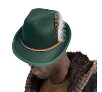 Sombreros de Oktoberfest para hombres | Sombrero de disfraz no tejido | Accesorio para Disfraz de Oktoberfest, Tocado de para Adultos, Teatro, Role Play, Festivales, Halloween y Bailes de Máscaras