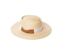 Sombreros de paja tejidos de dos colores, hechos a mano para mujeres y hombres, casuales de verano, borde ancho, retro, playa al aire libre, Estilo 2, M