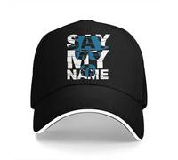 Sombreros de papá de Color Puro Dicen mi Nombre Empalmando Gorro de Mujer Gorra Visera Solar Walter White Programa de TV Gorra de Visera