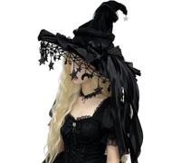 Sombreros De Para Mujeres Disfraz De Cosplay Halloween Ala Ancha Gotico