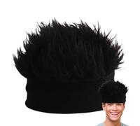 Sombreros de peluca con pelo - Gorra de realista Hip Hop