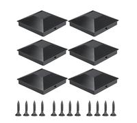 Sombreros de Postes de Valla de Madera - Tapas Protectores | Resistentes a la Intemperie Decorativa Elegante | Cubre Poste Boiss Cercas - Accesorio Jardín Exterior