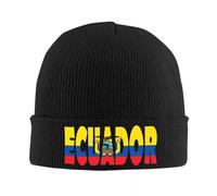 Sombreros de Punto Bandera de Ecuador Personalizado Sombreros de Punto de Moda Hombres Mujeres Unisex Adulto Ecuatoriano Orgulloso Cálido Invierno Calaveras Gorros Regalo Deportivo