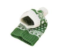 Sombreros de punto de Navidad para perros, divertidos y lindos accesorios de ganchillo para perros, gorro cálido para mascotas, calentadores de cuello y orejas, accesorios de invierno para mascotas