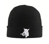 Sombreros de Punto Personalizados English Bull Terrier Gorro de Punto Sombrero de Punto para Hombres y Mujeres Cálido Invierno Skullies Beanies Gorras Regalo Deportivo