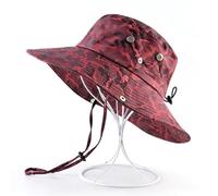 Sombreros de Sol de Color liso for hombre, gorra de pesca al aire libre, Gorros de playa Anti-UV de ala ancha, sombrero de cubo for mujer, Gorros de senderismo de verano Para Pesca Camping Caza Sender
