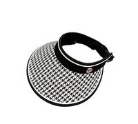 Sombreros de sol para deportes al aire libre, diseño de clip ajustable para todas las estaciones, perfectamente emparejados con lentes de sol para un máximo KhC817, Negro, Talla única