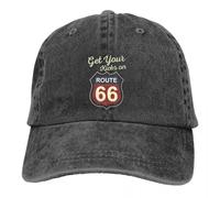Sombreros de Vaquero de Color Puro Get Your Kicks Gorra de Mujer Visera Solar Gorras de béisbol Gorra de Camionero con Pico Gorra de papá Camionero