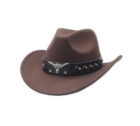 Sombreros de Vaquero Estilo Western para Hombre Sombreros Fedora de Ala Ancha para Mujer Disfraz de Vaquera Sombrero Western Sombrero para Montar a Caballo