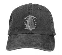 Sombreros de Vaquero, Sombrero Femenino Nakatomi Plaza Visera Solar, Gorras de béisbol, Fiesta navideña Die Hard 1988 Bruce Willis Peaked Trucker Dad Hat