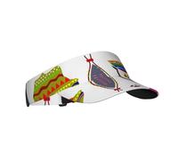 Sombreros de visera para el sol, sombrero deportivo vacío para golf, tenis, correr y trotar, ética africana para mujeres