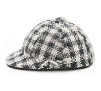 Sombreros en Miniatura, 1x1 Pulgadas, Escala 1:12, Sombreros de muñeca realistas con Cuadros Blancos y Negros, Elegantes Accesorios Decorativos para casa de muñecas DIY