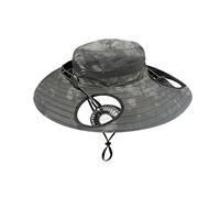 Sombreros Frescos | Gorras Ajustables con Ventiladores - Sombrero Tipo Cubo de ala Ancha con Ventilador | para Acampada al Aire Libre, Viajes, Vacaciones de Verano