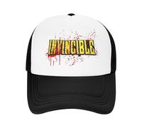 Sombreros Malla Malla manchada Sangre invencibles Transpirables algodón para Hombres Gorra Camionero con Estampado Adulto Verano y2k Lindo Senderismo Pesca Gorra Snapback a Prueba Sol Regalo