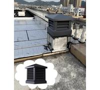 Sombreros para Chimeneas Tapas para Chimeneas de la Plaza del Louvre para Exteriores, Cubiertas Ventilación para Chimenea Ladrillo, Tejas Barro para Techo(35cm(13.8") x35cm(13.8"))