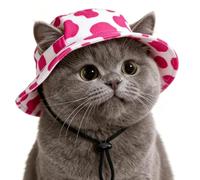 Sombreros para Gatos | Cubre Cabeza Ajustable de Mascota | Sombrero Exterior de Perro | para Dueños de Mascotas, Amantes Animales, Fotógrafos, Paseos, Playa, Camping, Senderismo, Vacaciones, Parque