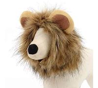 Sombreros para Mascotas Sombrero La cabeza de León de los Gatos se coloca en un vestido divertido para mascotas. Tratamiento práctico