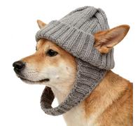 Sombreros para Perros, con Agujeros para Las Orejas, Gorro de Punto Suave, Fundas cálidas de Ganchillo para Cachorros, para Razas pequeñas y Grandes, Cachorros, Clima frío, cumpleaños