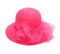 Sombreros para perros, fiesta de novia, sombrero de boda, vestido de té británico para mujer, gorra de béisbol, gorras de béisbol para hombre, gorra azul, Rosa intenso., Talla única