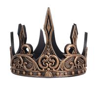 Sombreros reales de fantasía: corona de disfraz de Halloween del rey, tiara medieval real del príncipe | King Tiara Headwear Bodas y fiestas temáticas, corona de rey ligera para juegos de rol medieval