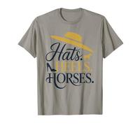 Sombreros Tacones Caballos Derby Time Camiseta