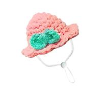 Sombreros Tejidos para Animales pequeños, hámster Tejido de Punto | Lindo Sombrero de hámster de Cabezal de Mascotas - Ropa de Animal Colorida con Accesorios de Vestuario Ajustables para Lagarto