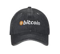 Sombreros Unisex de Papá Noel Bitcoin BTC Criptomoedas Gorra de béisbol Sol Senderismo Pesca Gorra de Camionero Lavada Mujeres Hombres Diseño Retro Ajustado Gorras de béisbol Regalo de Moda