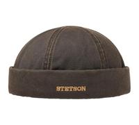 Stetson Gorro Docker Old Cotton Winter Hombre - de Invierno con Vuelta, Gorra Docker, Forro, Cerrado por atrás, Forro otoño/Invierno - M (56-57 cm) marrón