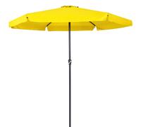 Sombrila de jardín amarillo Ø330cm repelente al agua