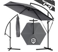 Sombrilla Ø300cm protección UV50+ antracita