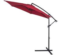 Sombrilla Ø300cm protección UV50+ Rojo