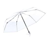 Sombrilla Apertura automática Cerrar paraguas transparente ligero portátil, M