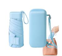 Sombrilla compacta, sombrilla portátil 35 pulgadas 89 cm abierto | Sombrillas para exteriores Caja de almacenamiento de diámetro abierto de 35 pulgadas f