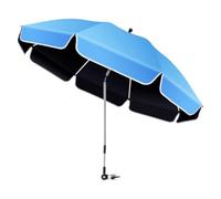 Sombrilla Con Clip Para Silla | Toldo De Protección UV Ajustable A 360° Con Clip | Sombrilla Con Abrazadera Para Barandilla Y Silla | Para Acampada Al Aire Libre, Playa, Jardín, Pesca, Patio, Patio Tr