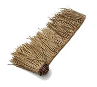 Sombrilla con Techo de Paja simulada Duradera - Decoración de Paja de plástico de 0,5 x 7 m, Teja de Paja Artificial, Patios Exteriores, Jardines y decoración de Eventos (Color