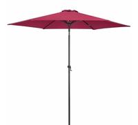 Sombrilla de aluminio Ø300cm Rojo