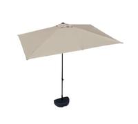 Sombrilla de Exterior de Media Altura con Base, Impermeable y de Altura Ajustable balcón, jardín, terraza o Patio. Toldo Parasol para Espacios Exteriores.
