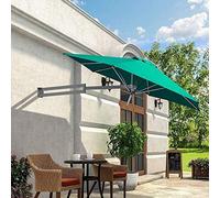 Sombrilla de jardín de 2,2 m/2,5 m para Patio o jardín, toldos, sombrillas inclinables de Pared con Estructura de Aluminio y Varillas Resistentes, 4 Colores.